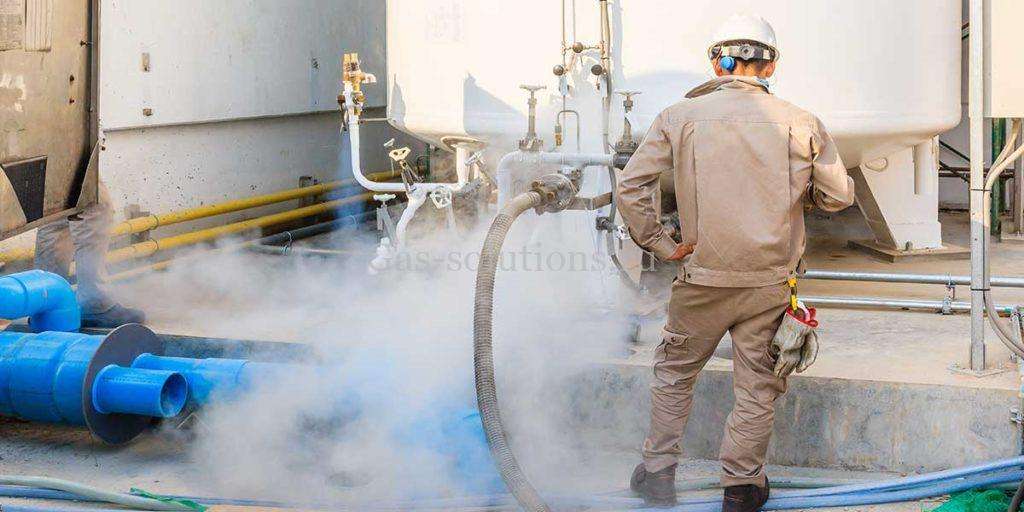 Продувка трубопроводов инертными газами