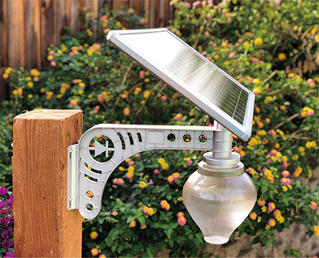 Парковые светильники с солнечными батареями